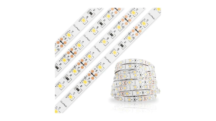 Taśma LED Pasek 12V 240W 3000LED 2835 Ciepła 8mm Rolka 50m