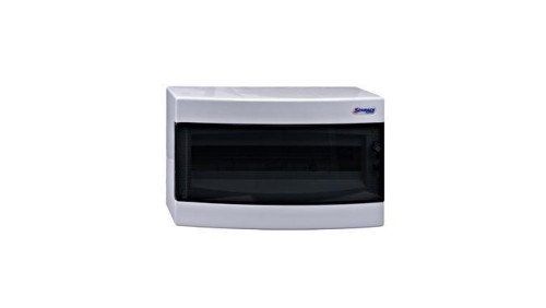 Obudowa natynkowa z tworzywa 1x18 IP40 d.transparentne N+PE