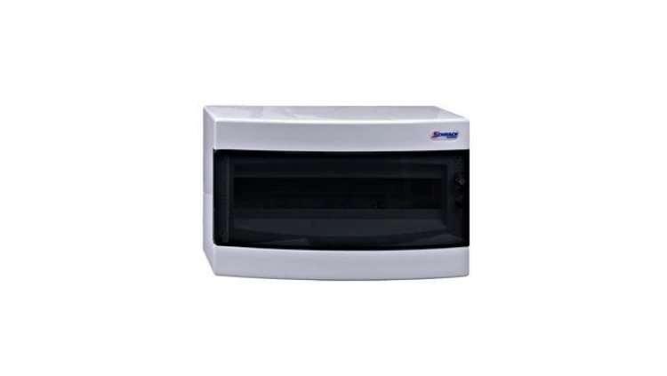 Obudowa natynkowa z tworzywa 1x18 IP40 d.transparentne N+PE