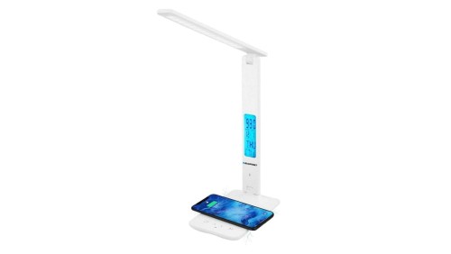 Blaupunkt Lampa Biurkowa LED PRO 6W CCT biała ściemnialna, ekran LCD