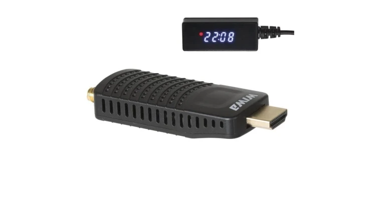Tuner DVB-T / DVB-T2 H.265 MINI LED WIWA