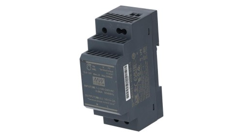 Zasilacz na szynę DIN 15V 2A 30W uniwersalny SLIM (2-modułowy) HDR Mean Well