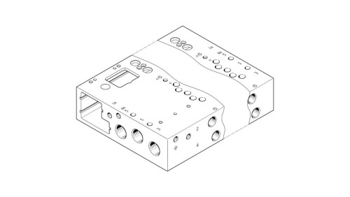 Listwa przyłączeniowa FESTO VABM-L1-14W-G14-10-GR (573506)