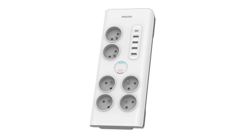 Listwa przepięciowa 6 gniazd +USB C Philips SPN7060WA/60