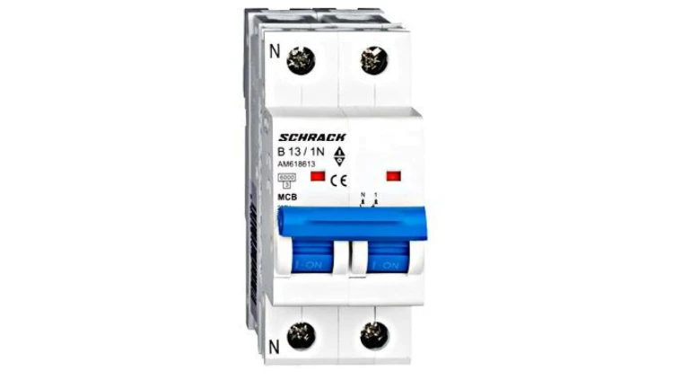 Wyłącznik instalacyjny 6kA, B 13A, 1+N Seria AMPARO
