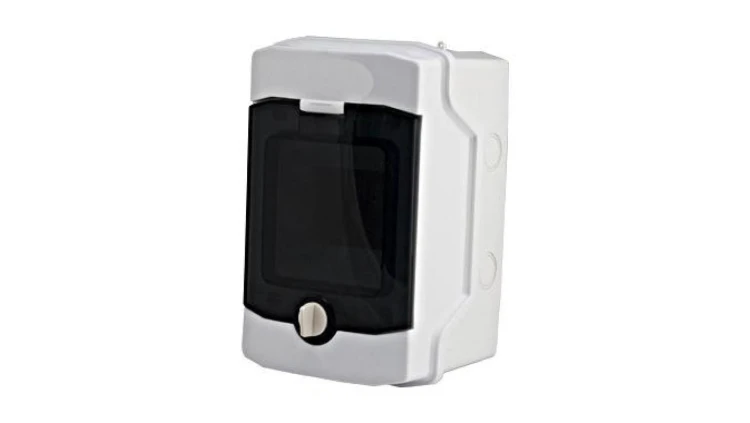 Obudowa natynkowa IP65, 1x4, drzwi transp., 400VAC/1500VDC