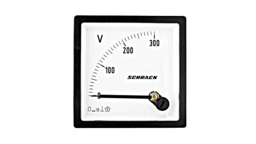 Woltomierz 72x72mm, 300V DC
