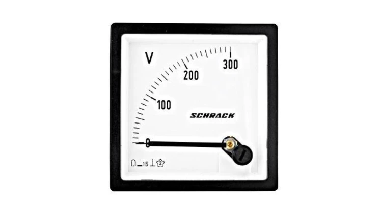 Woltomierz 72x72mm, 300V DC