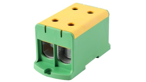 Złączka uniwersalna (Al/Cu) ETB 240/1x2 - żółto-zielona