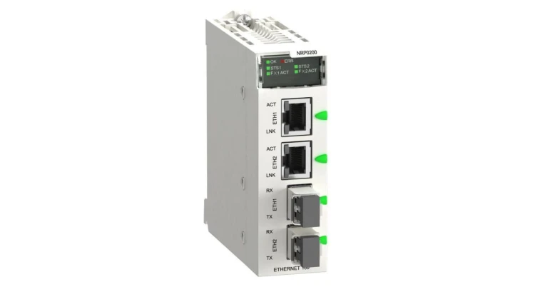 FIBER CONVERTER MM/LC 2CH 100MB, kraj poch.: FR BMXNRP0200