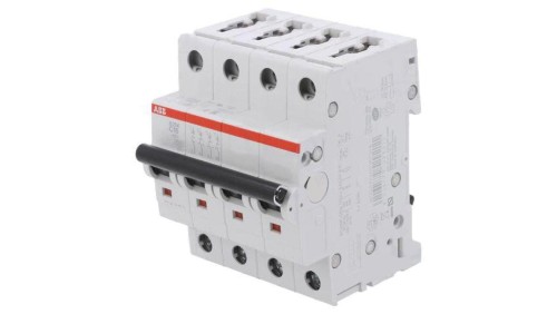 S204-C16 Wyłącznik nadprądowy 230/400VAC Iznam 16A 4 biegunowy 6kA IP20