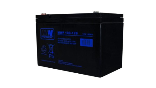 MWP 100-12B akumulator AGM 12-15 lat 12V/100Ah
