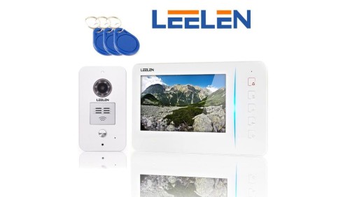 Zestaw wideodomofonowy z monitorem 7cali JB305_N60w / No15pc + 3xbrelok (z czytnikiem)