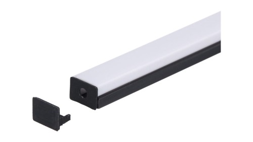 Zaślepka PCV Line Slim Extra czarna
