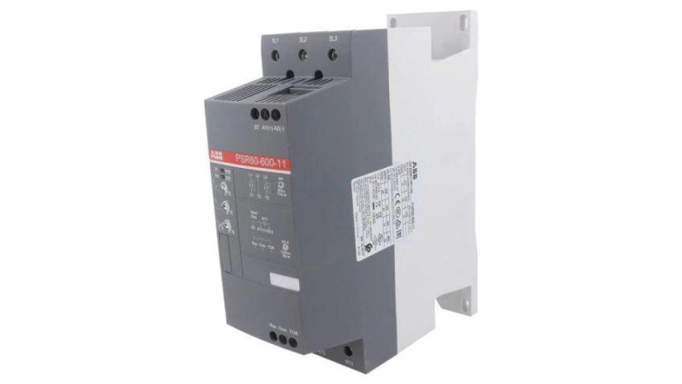 PSR60-600-11 Moduł: softstart Uzas: 208÷600VAC na szynę DIN 24VDC 30kW 60A