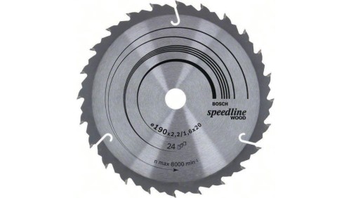 PIŁA TARCZOWA H SPEEDLINE 190*2,4*20/16Z24