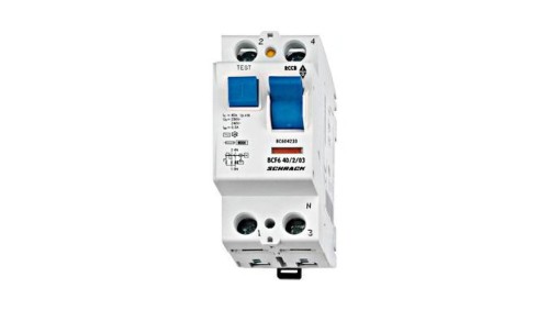 Wyłącznik różnicowoprądowy 25A/1+n/100mA/typ AC,6kA Seria BC