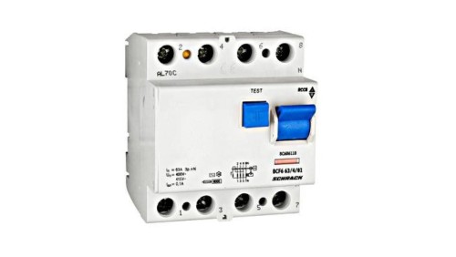 Wyłącznik różnicowoprądowy 63A/3+n/100mA/typ AC,6kA Seria BC