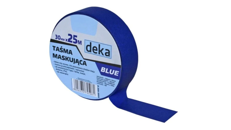 TAŚMA MALARSKA. BLUE 30MM*25M