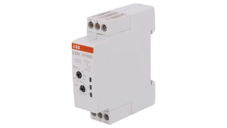 1SVR500100R0000 Przekaźnik czasowy 0,05s÷100h SPDT 250VAC/5A Uzas: 24÷240VAC