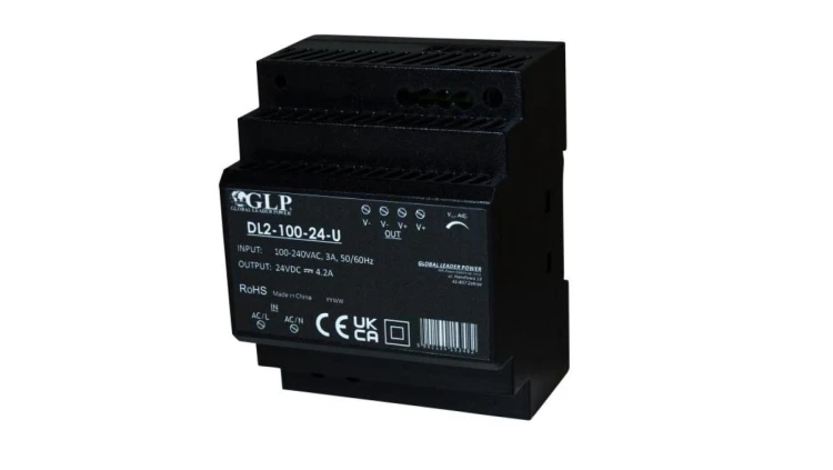 DL2-100-12-U Zasilacz DIN 12V 7.5A 90W