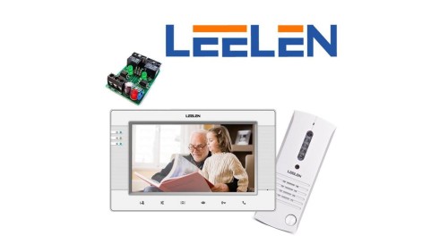 Zestaw wideodomofonowy z monitorem 7cali JB305_V34 / No9 natynkowy + moduł bramy
