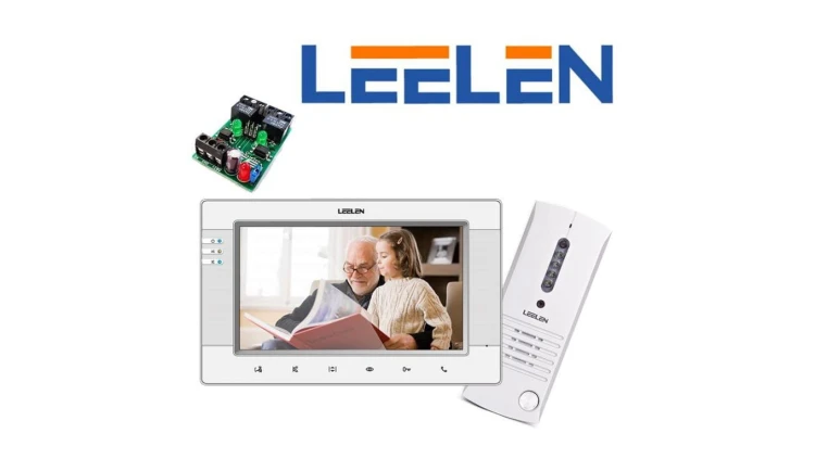 Zestaw wideodomofonowy z monitorem 7cali JB305_V34 / No9 natynkowy + moduł bramy