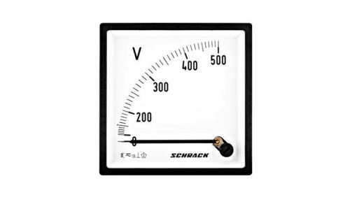 Woltomierz 96x96 500V AC