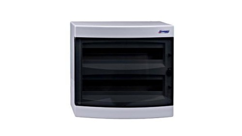 Obudowa natynkowa 2x18 drzwi transparentne IP40