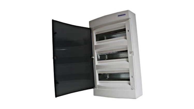 Obudowa natynkowa z tworzywa 3x12 IP40 d.transparentne N+PE