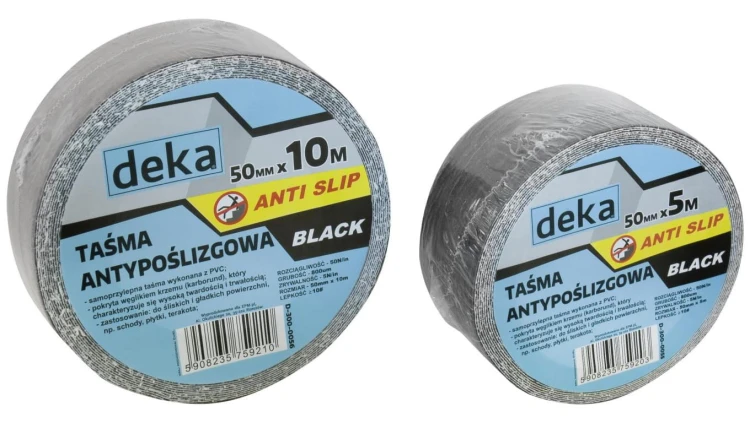 TAŚMA ANTYPOŚLIZGOWA ANTI SLIP BLACK 50MM*10M CZARNA