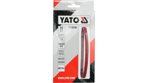 TAŚMA ŚCIERNA BEZKOŃCOWA 10SZT P120 10*330MM
