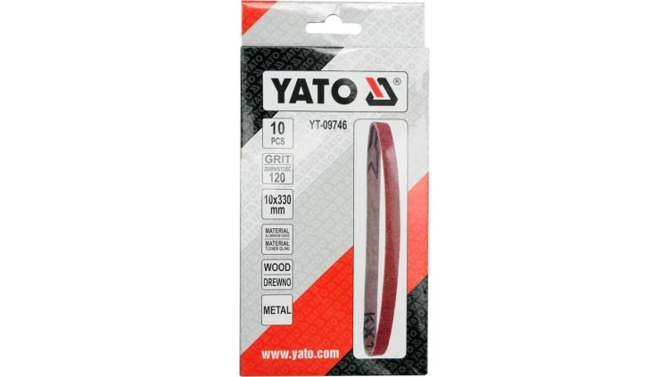 TAŚMA ŚCIERNA BEZKOŃCOWA 10SZT P120 10*330MM