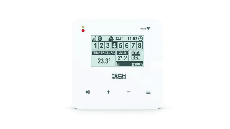 TECH WiFi 8S p - Moduł internetowy WiFi do sterowania siłownikami elektrycznymi podtynkowy