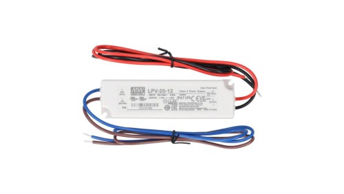 Zasilacz hermetyczny IP67 do oświetlenia LED 12V 1,67A 20W wodoodporny LPV Mean Well