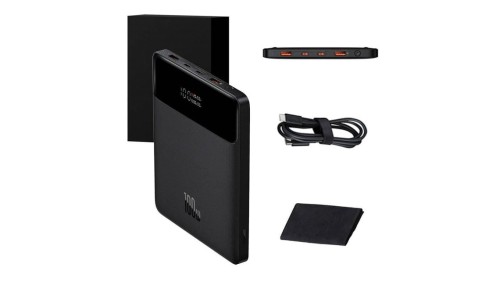 Powerbank Baseus Blade 20000mAh, 2xUSB + 2xUSB-C, 100W (czarny)