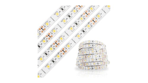 Taśma LED Pasek 12V 120W 1500LED 2835 Zimna 8mm 25m