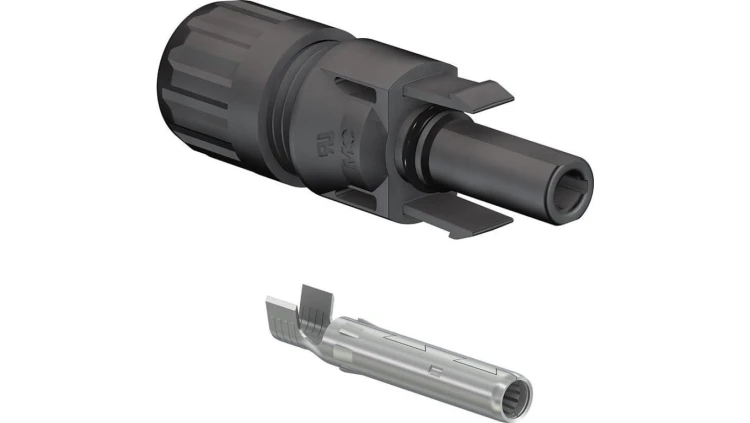 Gniazdo MC4 złącze do przewodu 4/6mm2 (fi=5,5-7,4 mm) Staubli (Multi Contact) - opak. 50 szt