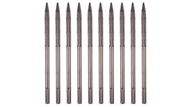 Zestaw dłut SDS-Plus 250mm szpicak 10 sztuki MILWAUKEE