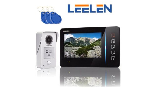Zestaw wideodomofonowy z monitorem 7cali JB305_N60 / No15nc + 3xbrelok (z czytnikiem)