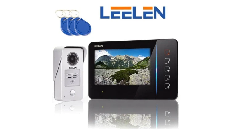 Zestaw wideodomofonowy z monitorem 7cali JB305_N60 / No15nc + 3xbrelok (z czytnikiem)