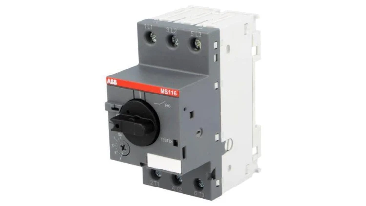 MS116-12 Wyłącznik silnikowy 5,5kW 208÷690VAC na szynę DIN IP20