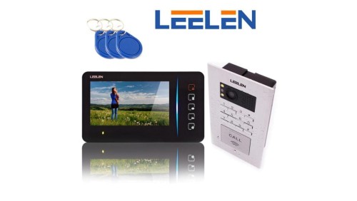 Zestaw wideodomofonowy z monitorem 7cali JB305_N60 / No18pc z szyfratorem i czytnikiem