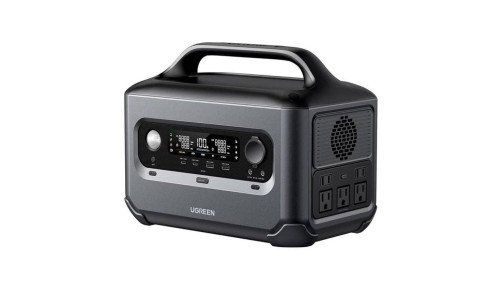 Stacja zasilania UGREEN 680Wh, 2x AC 600W, 2x USB-A 22,5W, 2x USB-C 100W 2x DC 120W PowerRoam 15050 GS600 szary