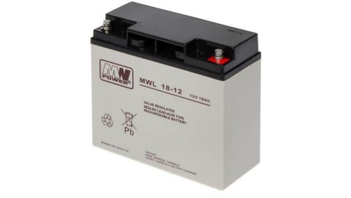 akumulator AGM 10-12lat 12V/18Ah MWL 18-12