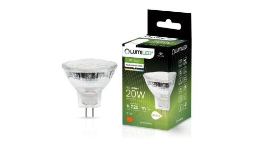 Żarówka LED MR11 2,5W = 20W 220lm 4000K 12V Neutralna 120 LUMILED
