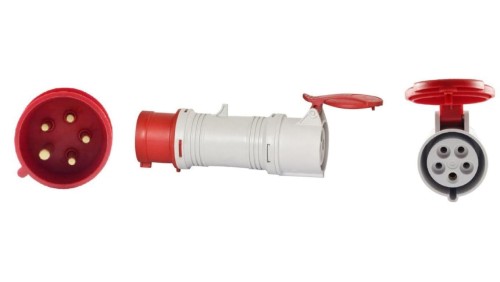 Redukcja wtyczki 16A 5p na gniazdo 32A 5p F7.0025