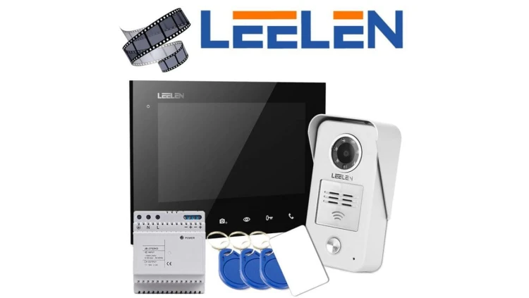 Zestaw wideodomofonowy z monitorem 7cali 305N_V31 / N15nc + zasilacz na szynę DIN (PAMIĘĆ ZDJĘĆ)