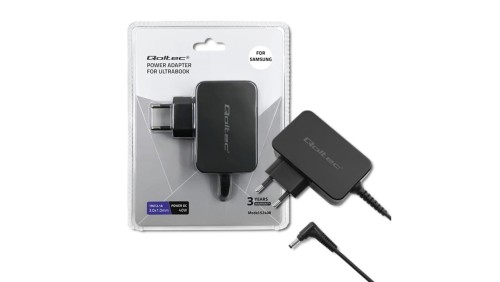 Qoltec Zasilacz do ultrabooka laptopa Samsung 40W 19V 2.1A 3.0*1.0