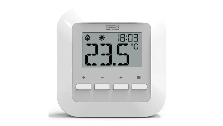 TECH ST-295 V2 - Regulator pokojowy bezprzewodowy dwustanowy biały